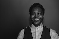 woman poses for picture