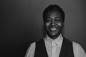 woman poses for picture