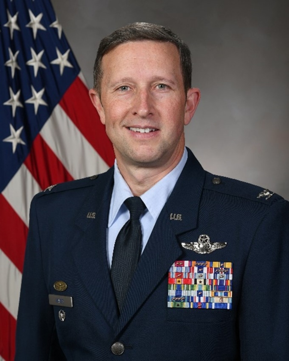 A portrait photo of Col. Thomas E. Hayes, 388th Fighter Wing Deputy Commander