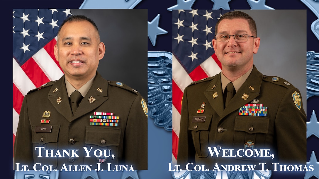 Two US Army officers in uniform.