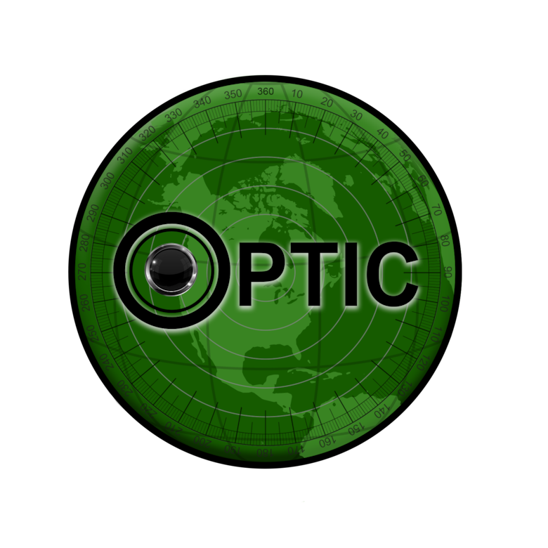 Green Globe with the word OPTIC crossing it.
