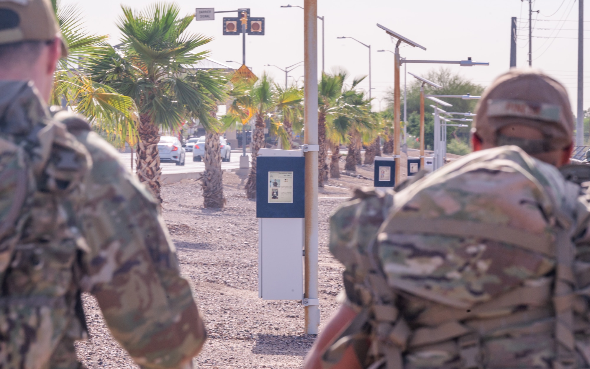 Signs honoring the legacy of the “14 Fallen Defenders” were placed along the ruck and 5K’s route to encourage reflection on the sacrifices made by U.S. service members throughout the history of the armed forces. The “14 Fallen Defenders” serves as a reminder of the ultimate sacrifice made by 14 U.S. Air Force Security Forces members who have perished in action since the 9/11 attacks.