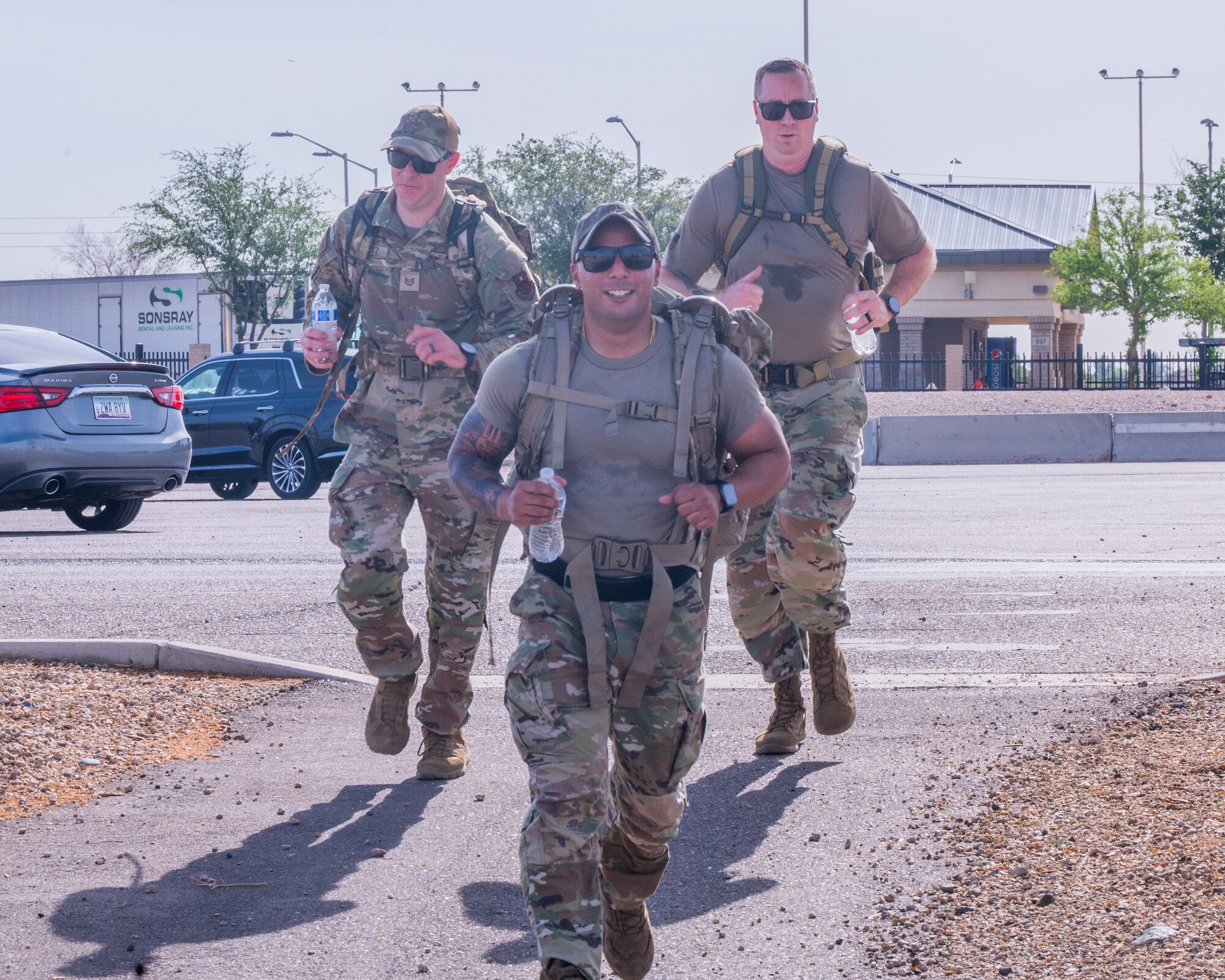 The 5K and ruck were held to honor the “14 Fallen Defenders.” The “14 Fallen Defenders” serves as a reminder of the ultimate sacrifice made by 14 U.S. Air Force Security Forces members who perished in action since the 9/11 attacks.