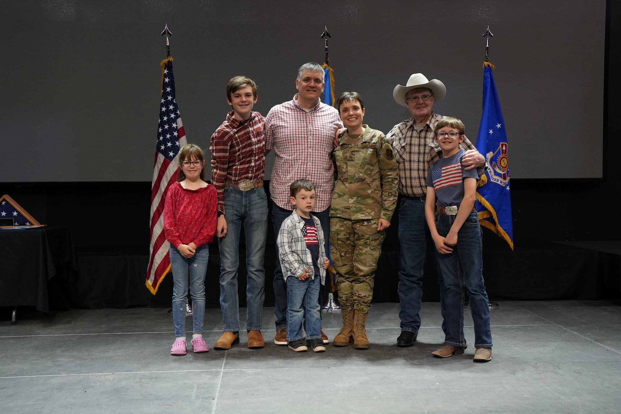Landis served as the medical group First Sergeant before taking the role of interim First Sergeant of the 114th FW during a deployment rotation.
