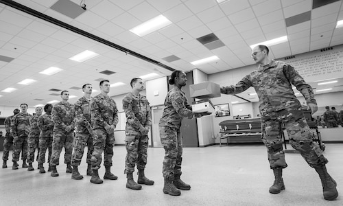 Honor Guard training Week 4