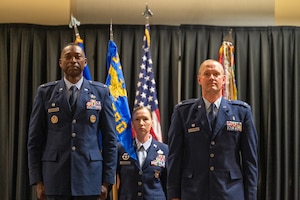 Col. Will Cooper, 37th Training Wing commander, was the presiding official during the 937th Training Group Assumption of Command on May 13, 2025, at Joint Base San Antonio-Fort Sam Houston, Texas. The 937th Training Group is responsible for training 19 Air Force Medical Specialties across four squadrons and 39 geographically separated locations, offering 68 formal courses to develop the next generation of medical professionals. (U.S. Air Force photo by 2nd Lt. Kate Anderson)