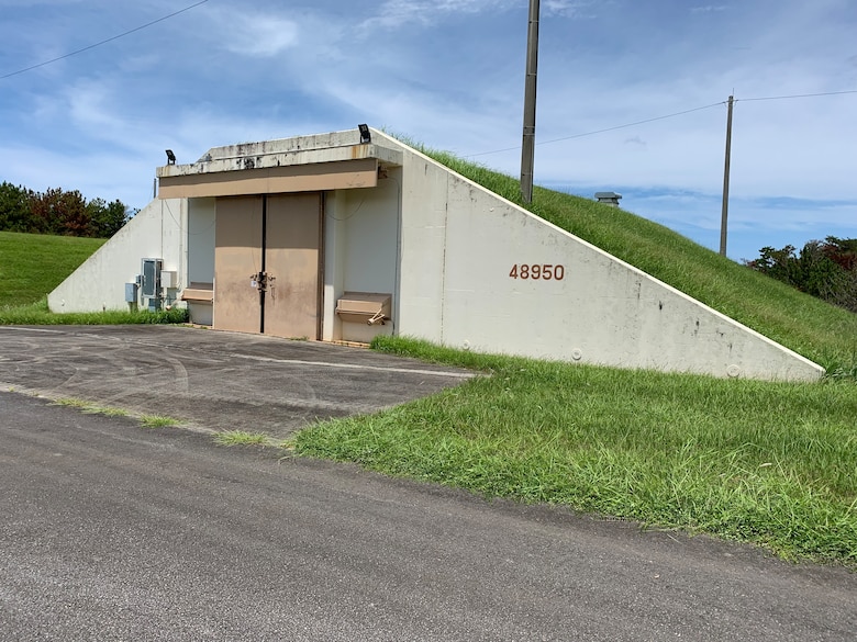 Image of an  ammunition bunker.