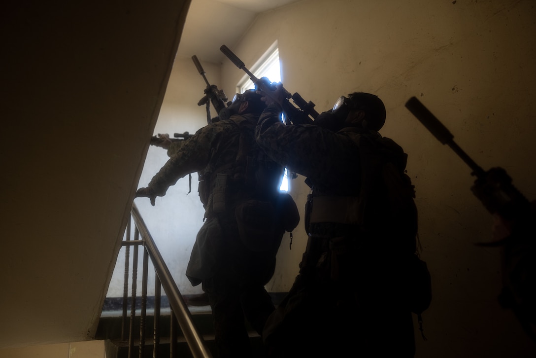 Activated Reserve Marines Conduct MOUT Training during Korea Viper 25.4