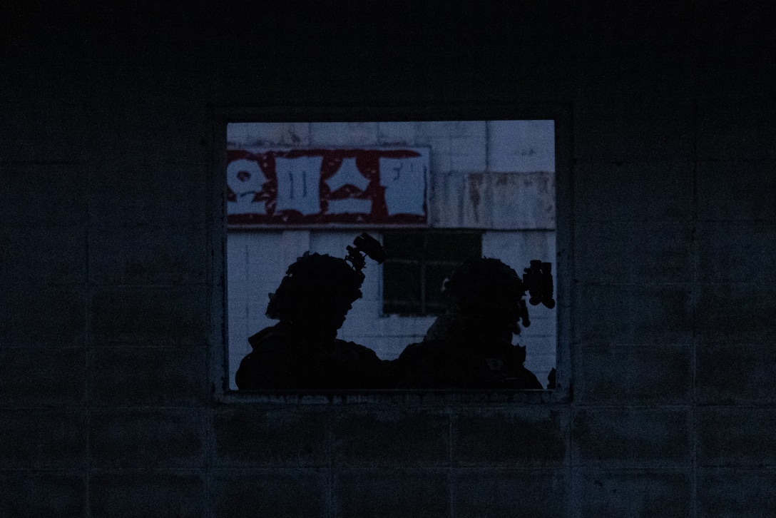 Activated Reserve Marines Conduct Land Navigation during Korea Viper 25.4
