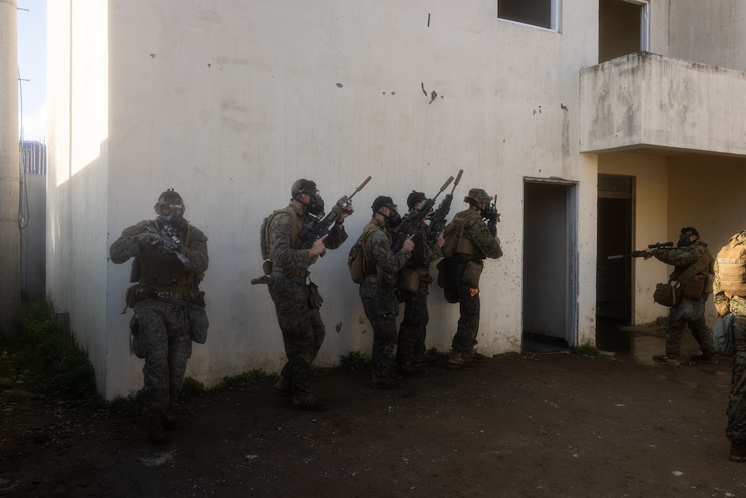 Activated Reserve Marines Conduct Land Navigation during Korea Viper 25.4