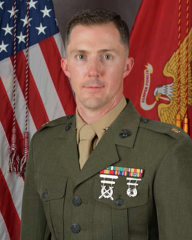 Major Kyle E. Blond, Commanding Officer, Personnel Retrieval and Processing Company, CLR-45