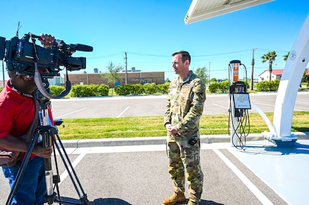 Colonel Consedine Briefs Corpus Christi News Outlets