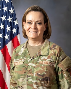 Chief Master Sgt. Jessica Settle OCP photo