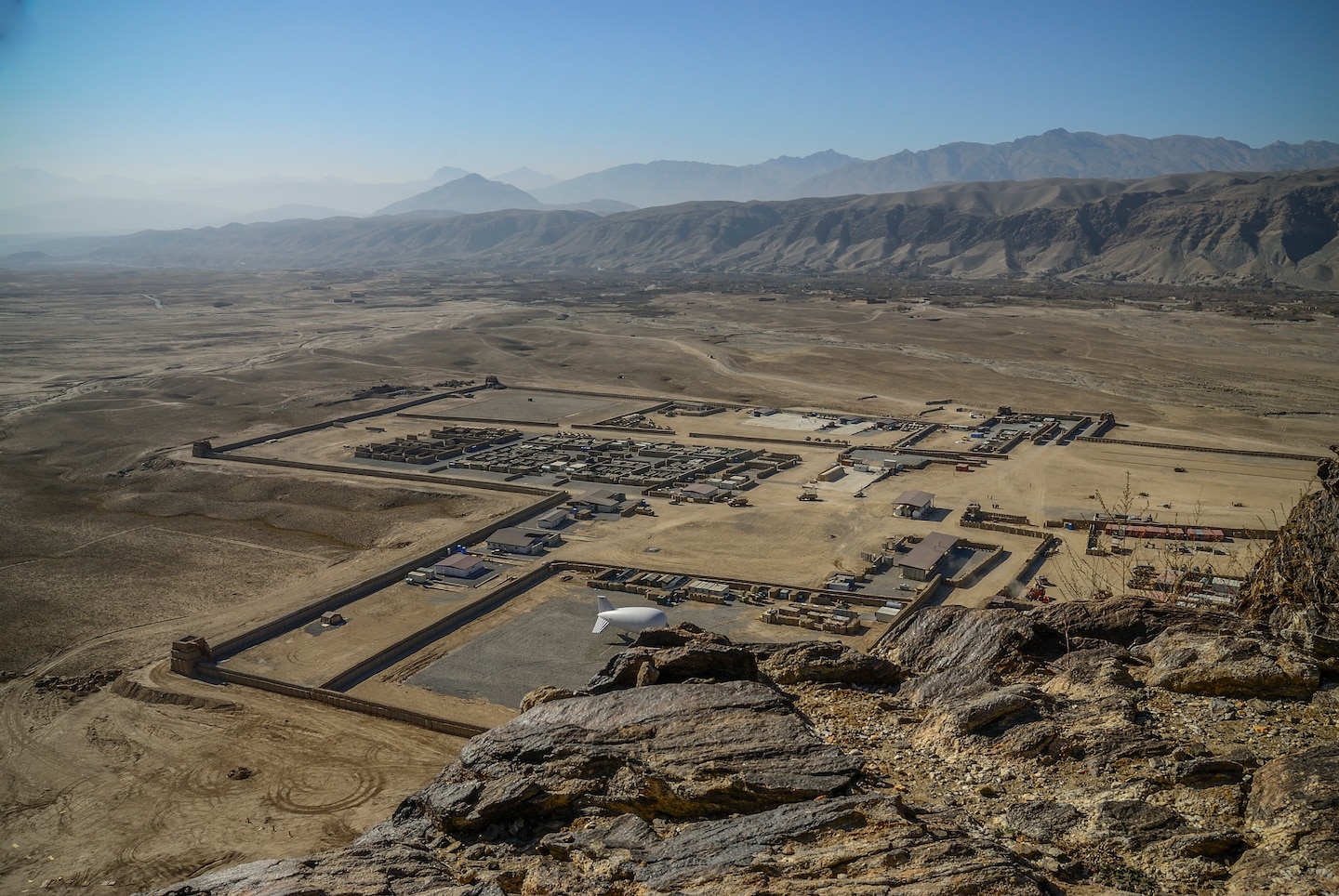 Military base from above