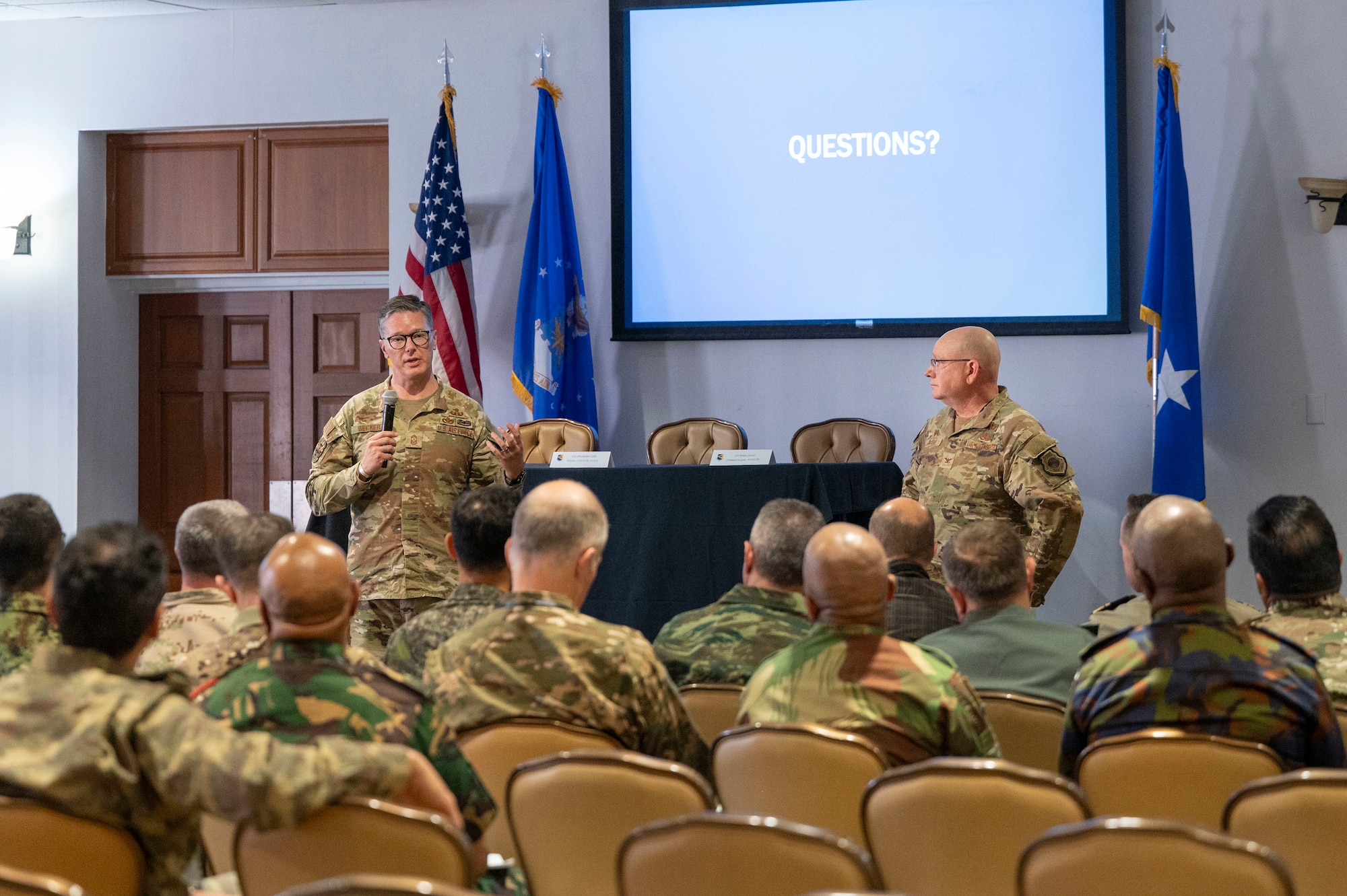 The Defense Attache Orientation Program visits DM
