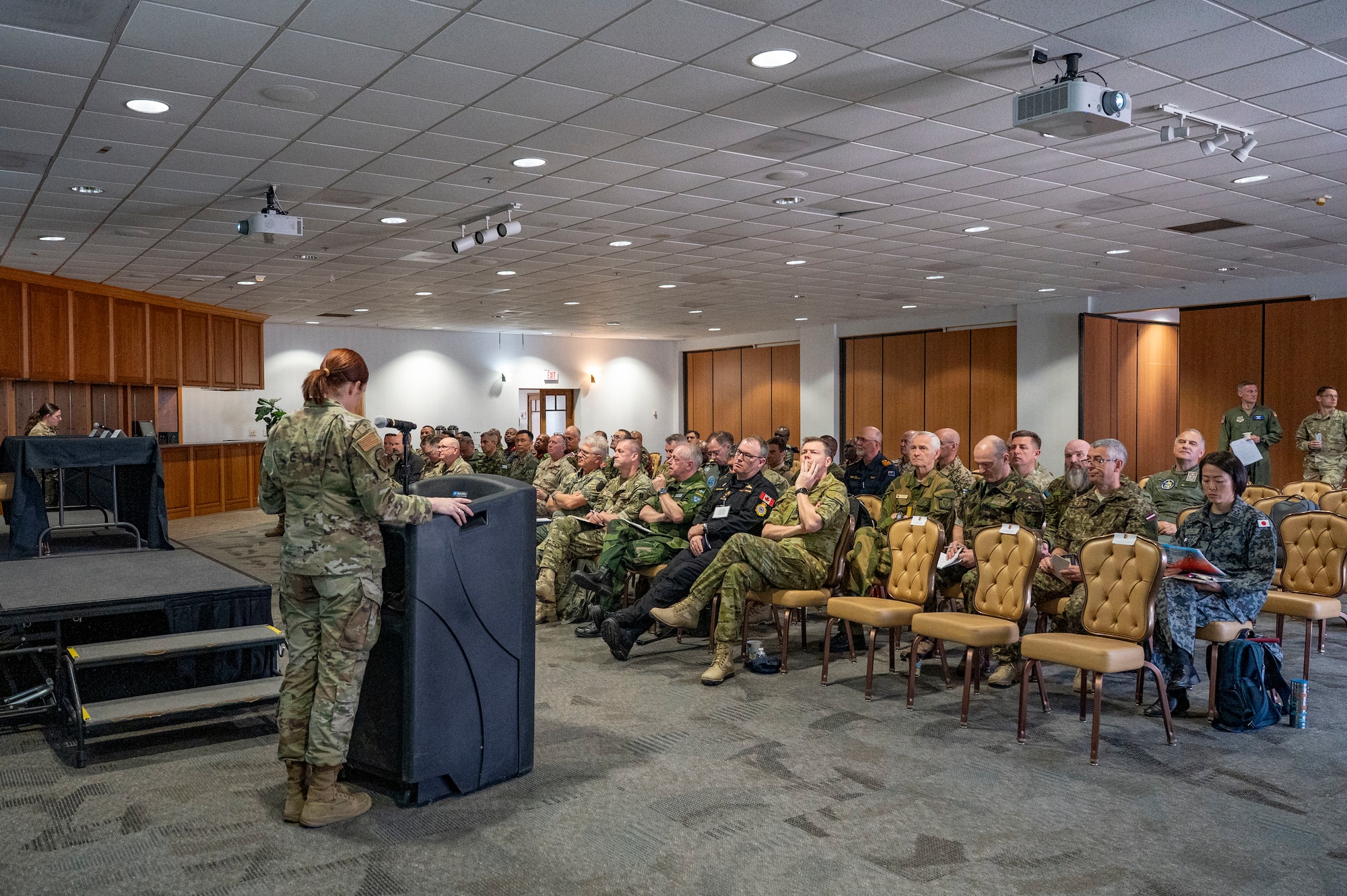 The Defense Attache Orientation Program visits DM