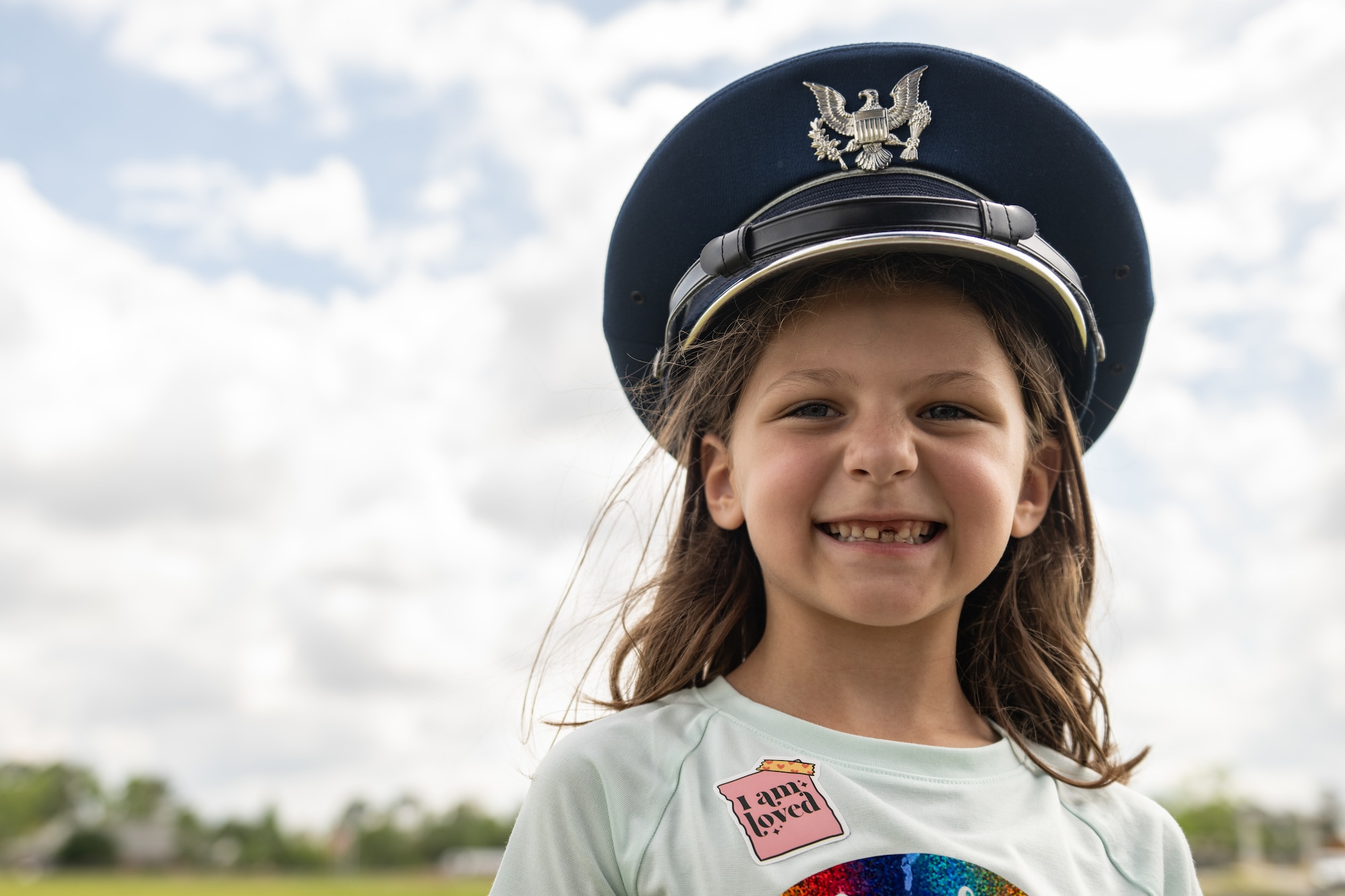 A student poses for a photo.