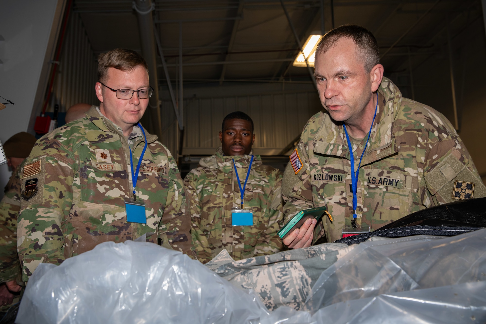 Service members serve