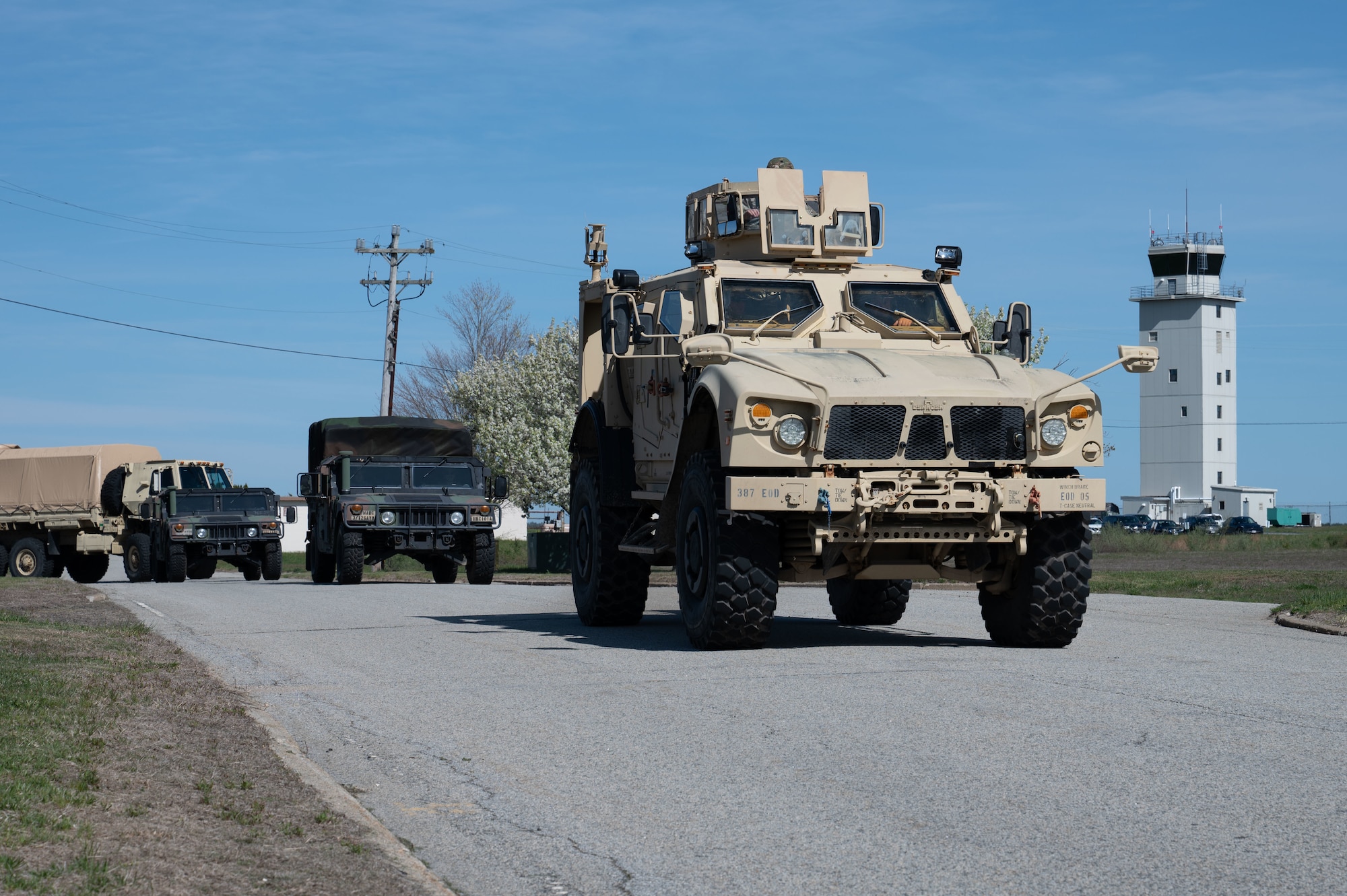 Airmen drive tactical vehicles.