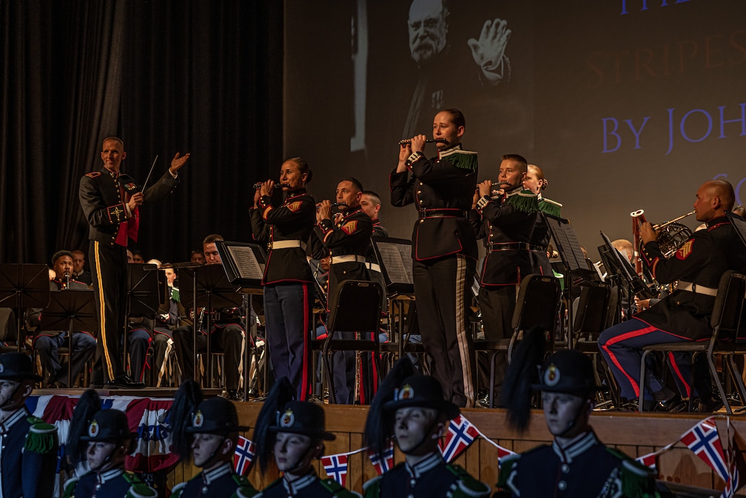 The 2nd Marine Division Band performs alongside the band of His Majesty the King's Guard, affirming the bond of friendship between two strategic partners.