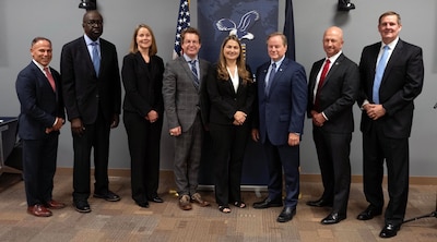 Six DCSA Employees were awarded today at the Awards Ceremony held at the Russell-Knox Building in Quantico, Virginia on May 8, 2025.   (DOD Photo by US Army Sgt. Marcel Bassett)