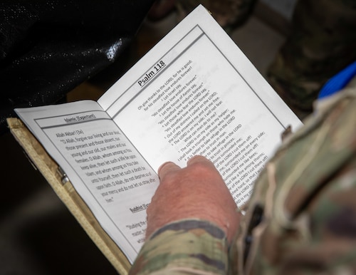 Service members serve