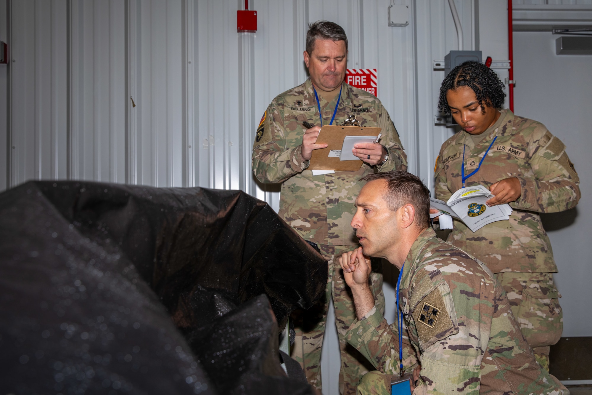 Service members serve