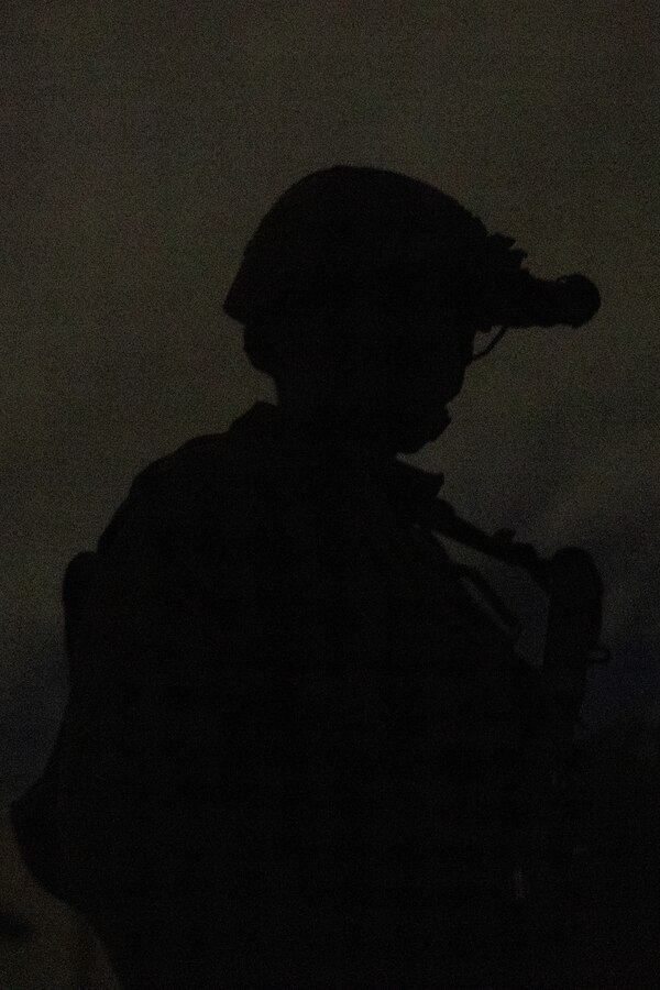 A U.S. Marine with 2nd Battalion, 23rd Marines, forward deployed with 4th Marine Regiment, 3d Marine Division as part of the Unit Deployment Program, conducts military operations in urban terrain training during Korea Viper 25.4 at Pohang, South Korea, May 10, 2025. Korea Viper is a recurring exercise series that demonstrates the Republic of Korea and U.S. Marine Corps' ability to respond decisively in the region as a singular, unified force while strengthening relationships and trust between the two allies. (U.S. Marine Corps photo by Lance Cpl. Tucker Mocan)