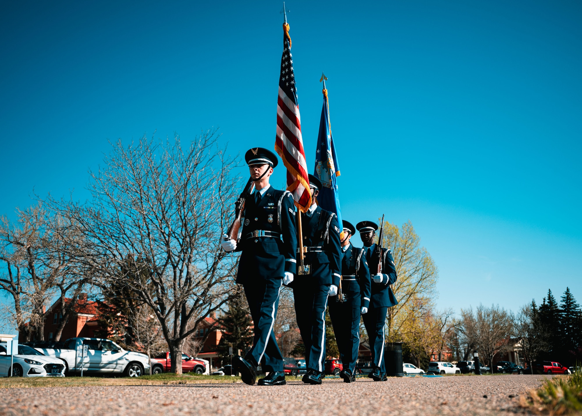Held each May, National Police Week brings together Airmen, families, and community members at installations around the world to honor fallen law enforcement officers and recognize the service of those who continue to protect and defend. (U.S. Air Force photo by Staff Sgt. Michael A. Richmond)