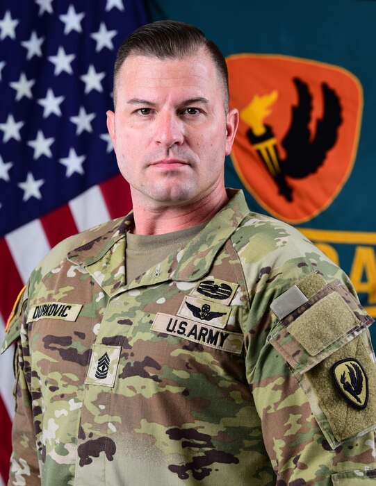 Official Photo of First Sergeant Christopher Durkovic
