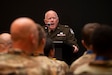 18th Theater Medical Command Commanding General U.S. Army Maj. Gen. E. Darwin Cox briefs medical posture advancements in the Indo-Pacific region during Land Forces Pacific (LANPAC) Symposium and Exposition 2025. LANPAC is the premier forum for land power discussions in the Indo-Pacific region. Hosted by the Association of the United States Army (AUSA) and supported by U.S. Army Pacific (USARPAC), LANPAC 2025 brings together representatives from more than 30 Indo-Pacific nations, including a dozen Chiefs of Armies, to address critical security challenges and how to solve complex challenges in the region with members of academia and industry. LANPAC builds trust by fostering dialogue, enabling collaboration, and sharing innovative solutions that enhance joint and multinational readiness.