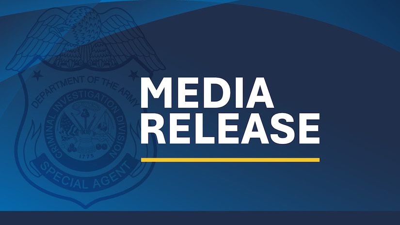 Army CID Media Release