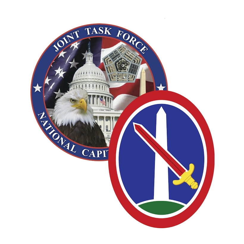 Official logo of Joint Task Force-National Capital Region and U.S. Army Military District of Washington.