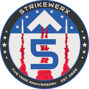 STRIKEWERX 5th Anniversary Logo