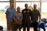 From left, retired Rear Adm. Jim Aiken, Mr. Bob Kapcio, Rear Adm. Carlos Sardiello, Commander U.S. Naval Forces Southern Command/U.S. 4th Fleet, and retired Rear Adm. Don Gabrielson celebrate Kapcio’s more than 40 years of naval service during a retirement luncheon in his honor. Kapcio completed his 33 years of military service serving as 4th Fleet’s first Maritime Operations Center (MOC) Director in 2011, prior to serving for 14 years in a civilian role, most recently as the Commander’s Action Group (CAG) Director. Retired Rear Adms. Gabrielson (2019-2021) and Aiken (2021-2024) served as 4th Fleet commanders prior to Rear Adm. Sardiello. U.S. Naval Forces Southern Command/U.S. 4th Fleet is the maritime component of U.S. Southern Command and the trusted maritime partner for Caribbean, Central and South America maritime forces leading to improved unity, security, and stability.