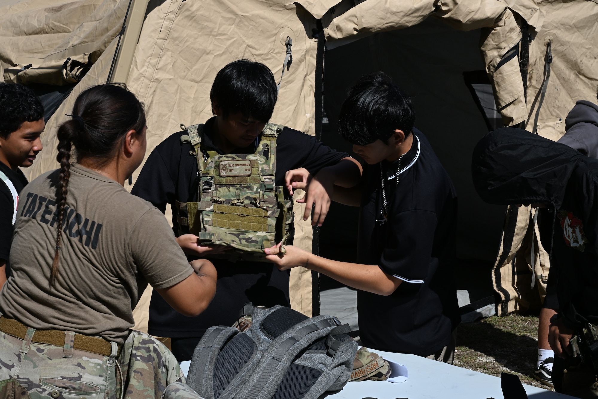 Tiyan High School held a Transportation, Logistics, and Construction Boot Camp where students could explore different jobs in those respective fields.