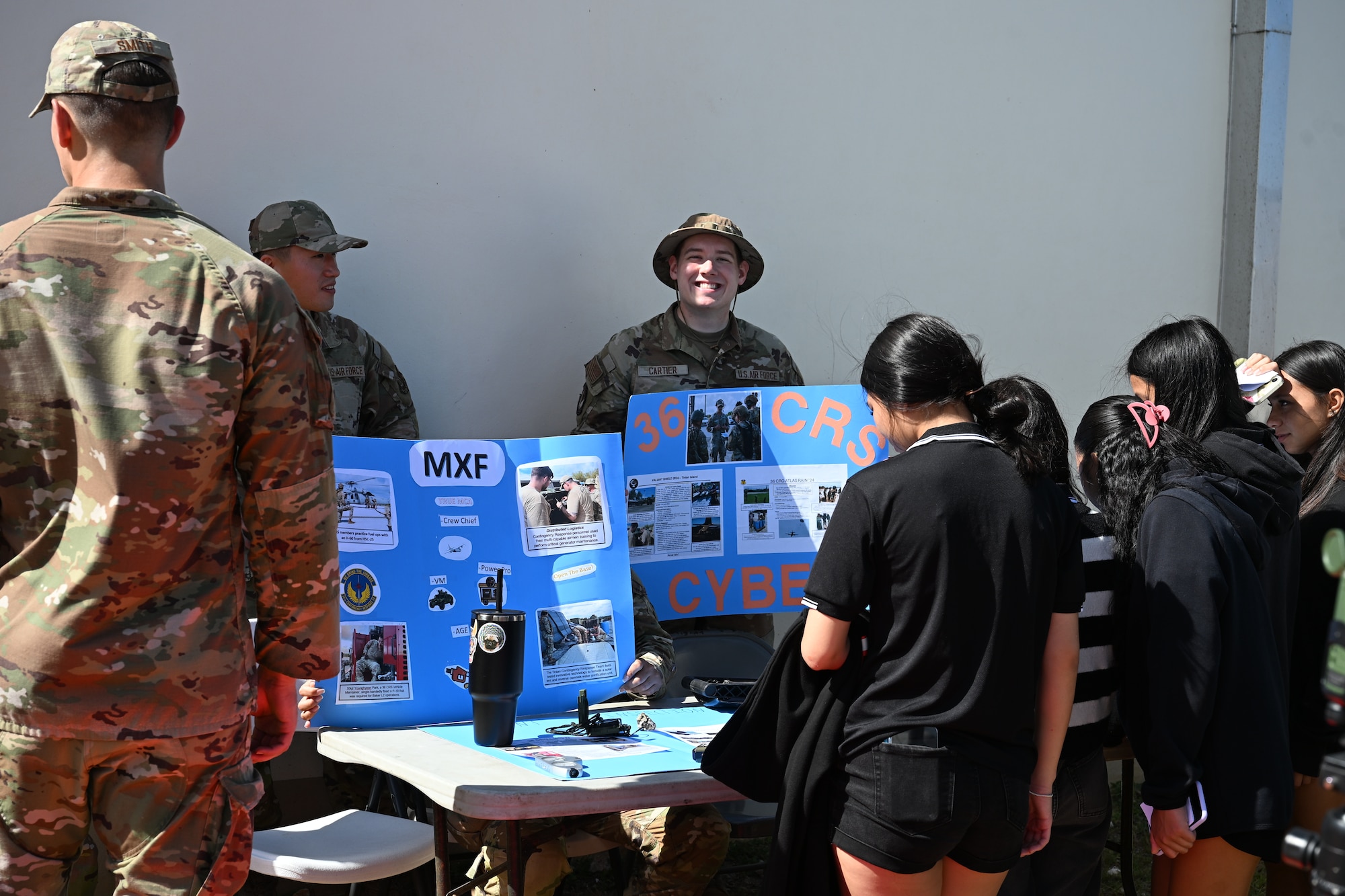 Tiyan High School held a Transportation, Logistics, and Construction Boot Camp where students could explore different jobs in those respective fields.