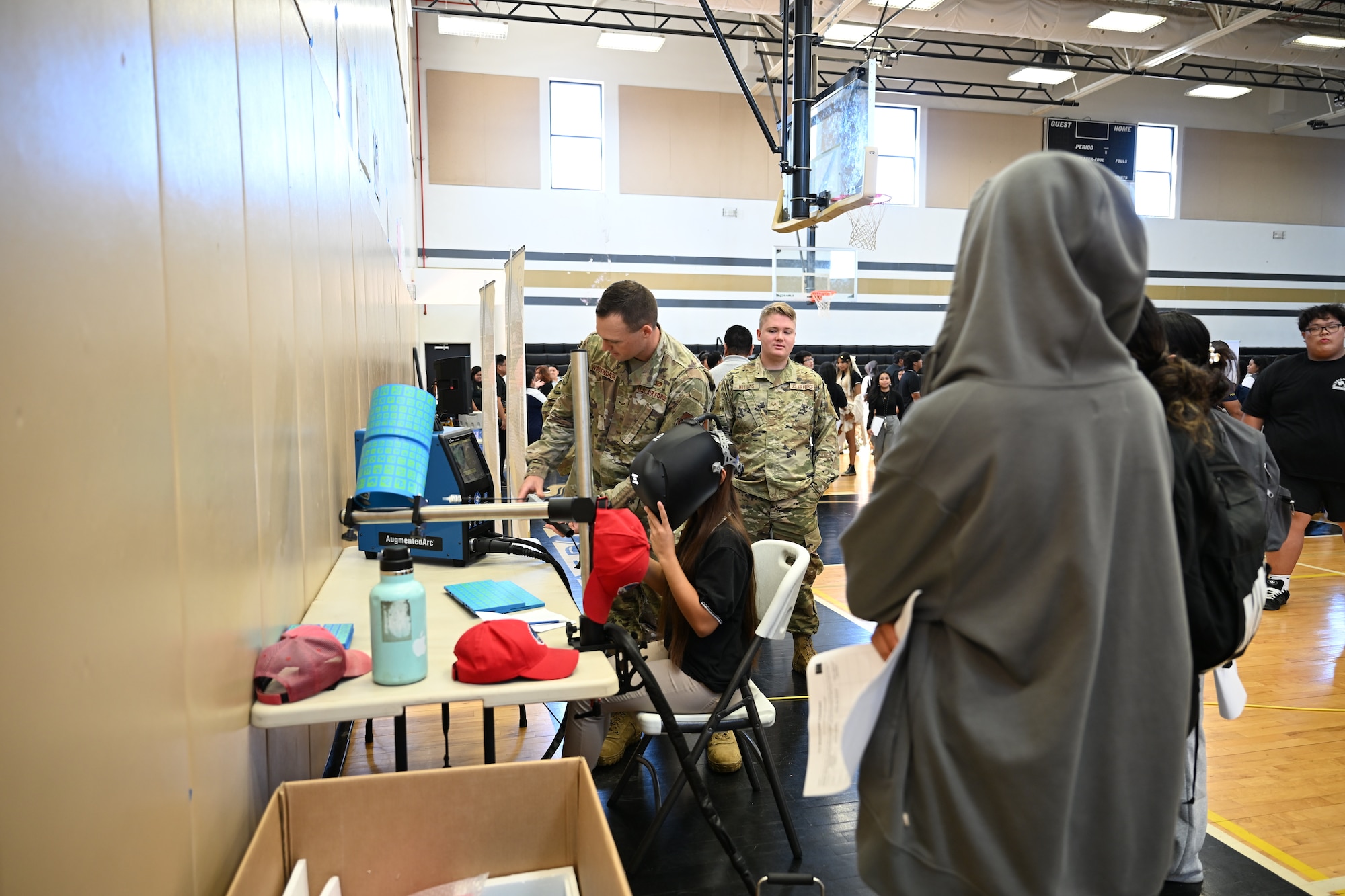Tiyan High School held a Transportation, Logistics, and Construction Boot Camp where students could explore different jobs in those respective fields.