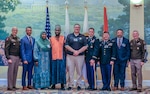 Lt. Gen. Jon Stubbs and Command Sgt. Maj. Brian Kendrick attended a reception on May 14, 2025, at Joint Base Myer-Henderson Hall honoring the nominees and winners of the 2024 Secretary of Defense Freedom Award from the Employer Support of the Guard and Reserve program. The Defense Freedom Award, the highest distinction in the Department of Defense for ESGR, publicly recognizes a select group of employers who provided exceptional support to their Guard and Reserve employees throughout 2024.