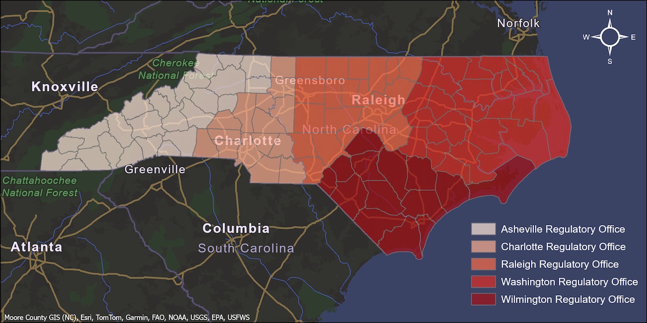 North Carolina Regulatory Boundary