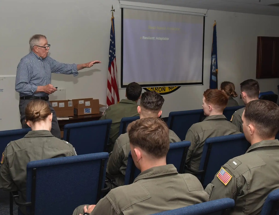 Vietnam "Ace" visits Training Air Wing One