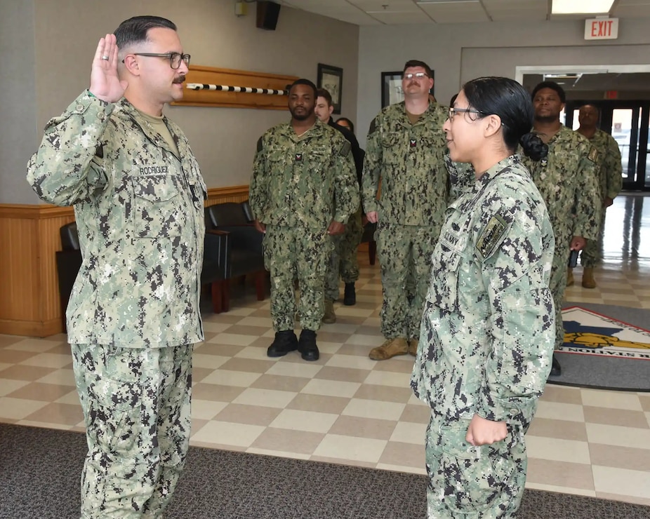 Chief Lopezrodriguez Reenlists!