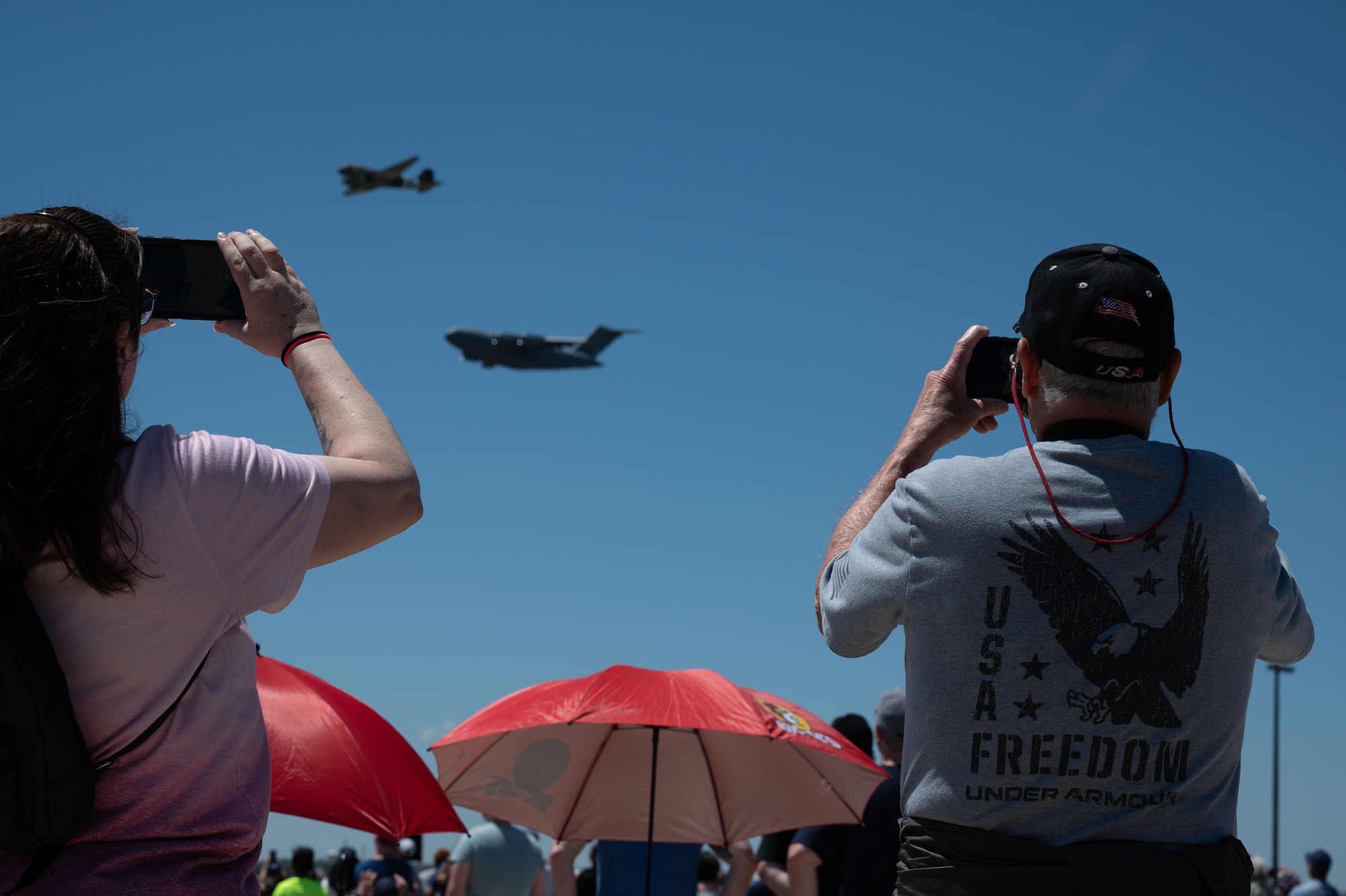 Spectators at Joint Base McGuire-Dix-Lakehurst, N.J., saw many aerial demonstrations and performances during the 2025 Power in the Pines Open House and Airshow May 17, 2025.