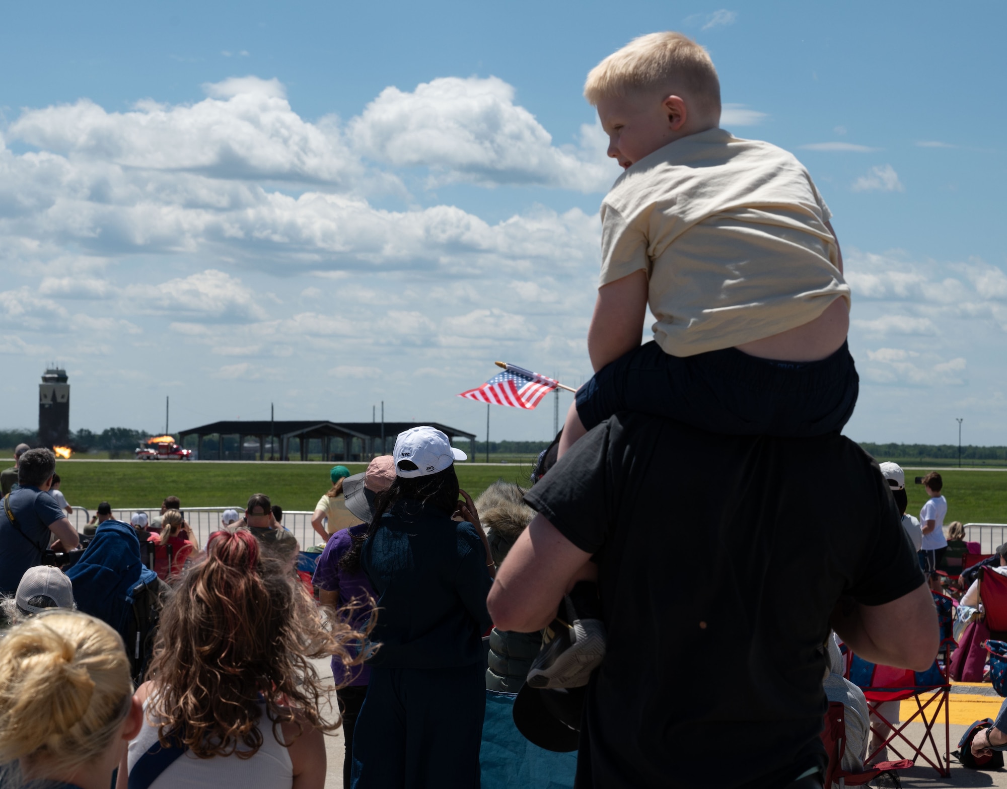 Families enjoy a weekend at the 2025 Power in the Pines Open House and Airshow May 18, 2025, at Joint Base McGuire-Dix-Lakehurst, N.J.