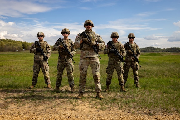 The 200th Military Police Command’s squad emerged victorious at this year's Army Reserve Best Squad. The squad included Staff Sgt. Christian Leonard, Sgt. Aaron Court, Spc. Serge Fenn, Pfc. Luke Griguolo and Pvt. 2nd Class Seth Stetz, demonstrated resilience and exceptional teamwork to secure the annual top honor. Cpl. Alexander Clark of the 416th Theater Engineer Command was named NCO of the Year, and Spc. Toby Chapman of the 79th Theater Sustainment Command was named Enlisted Soldier of the Year.