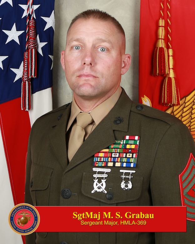 HMLA-369 SgtMaj Grabau
