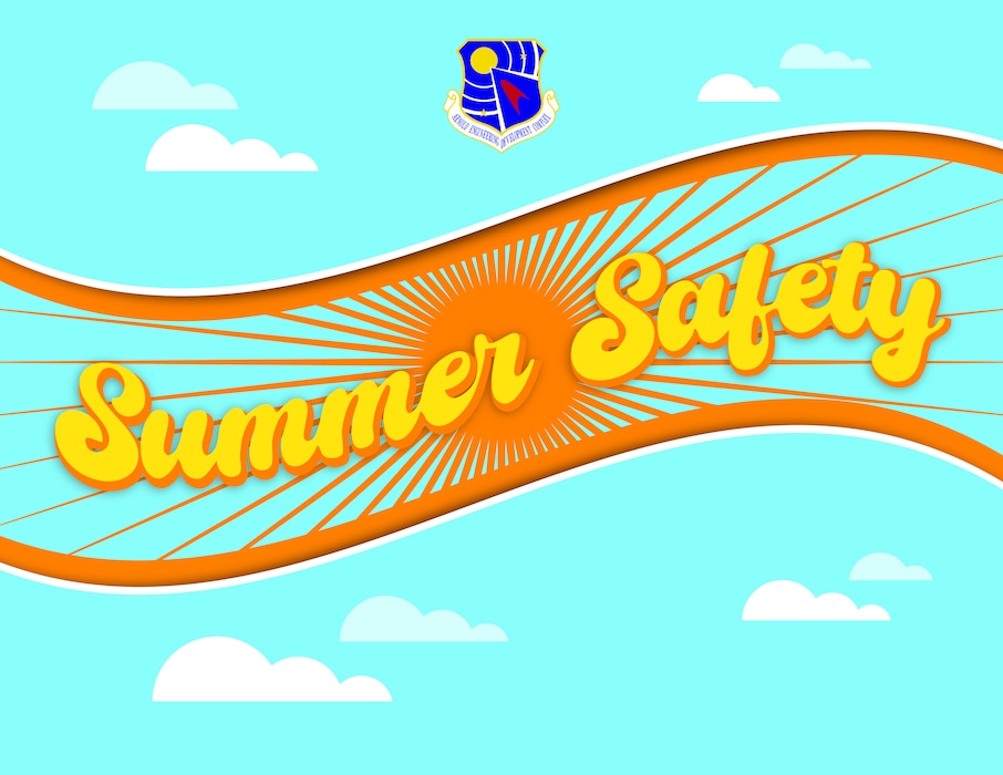 Arnold Engineering Development Complex Safety personnel are urging fellow members to be aware of increased risks during the critical days of summer. (U.S. Air Force graphic by Brooke Brumley)