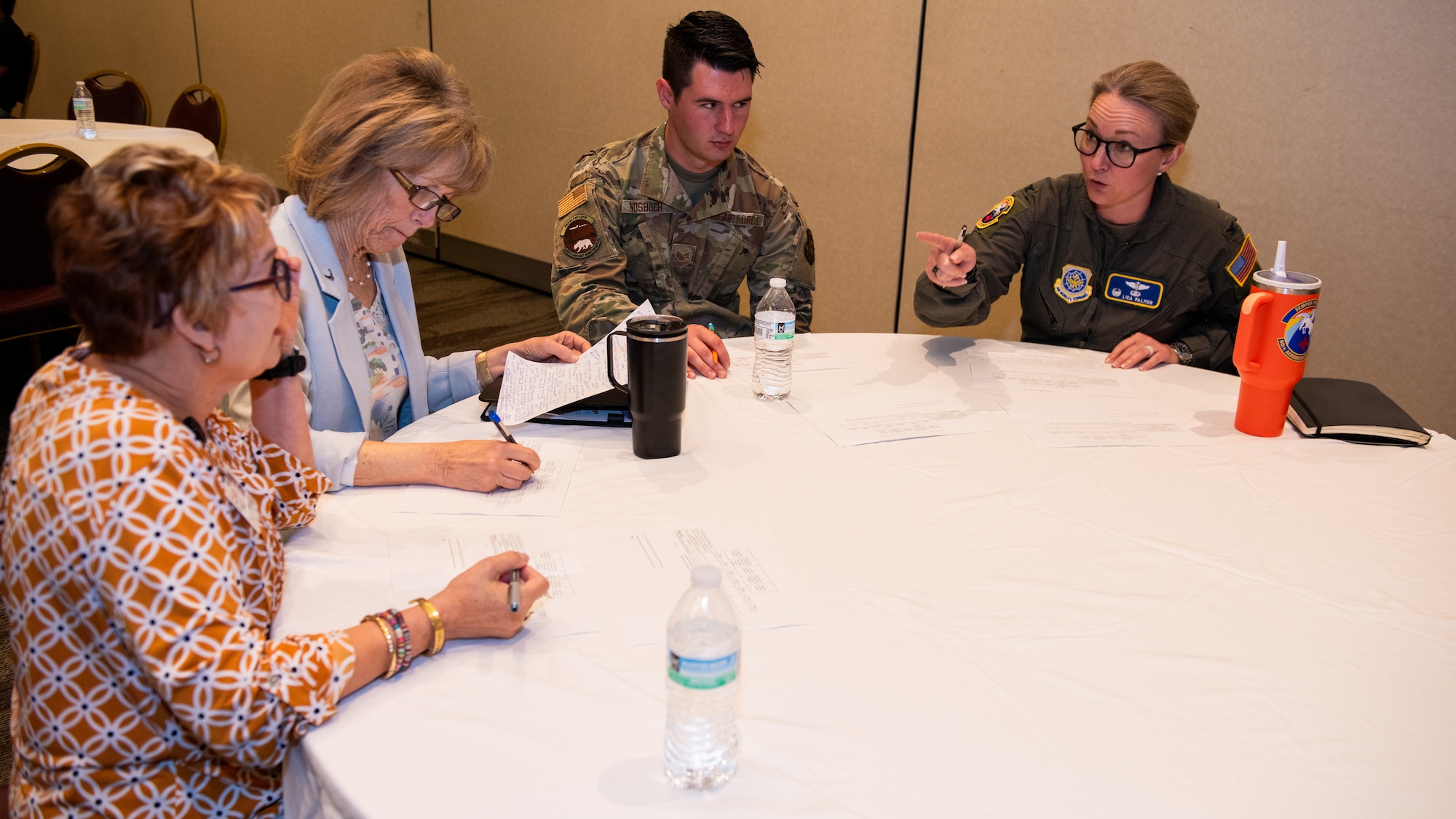 Judges score the concepts during event