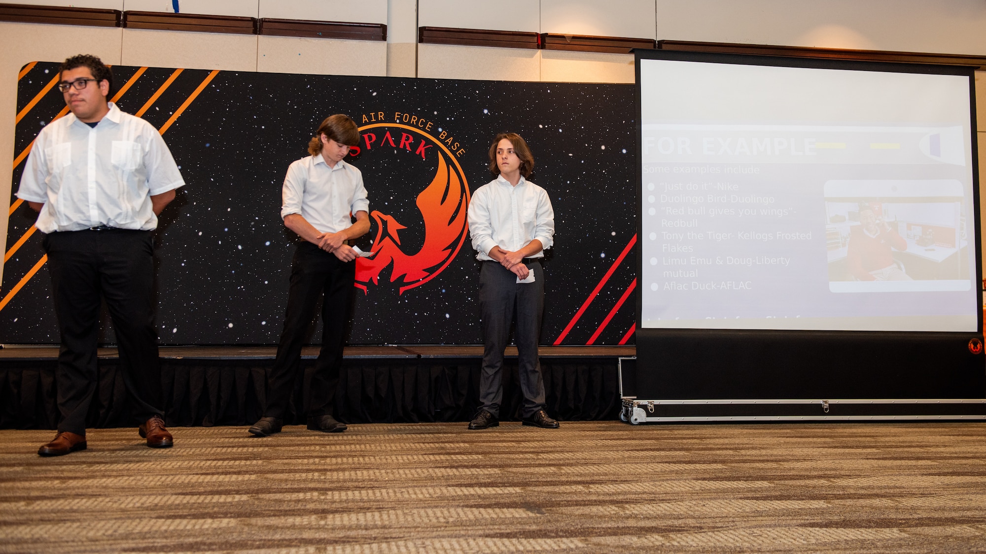 Students present ideas to judges