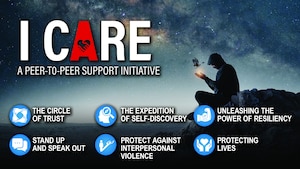 I-CARE, a peer-to-peer support initiative poster